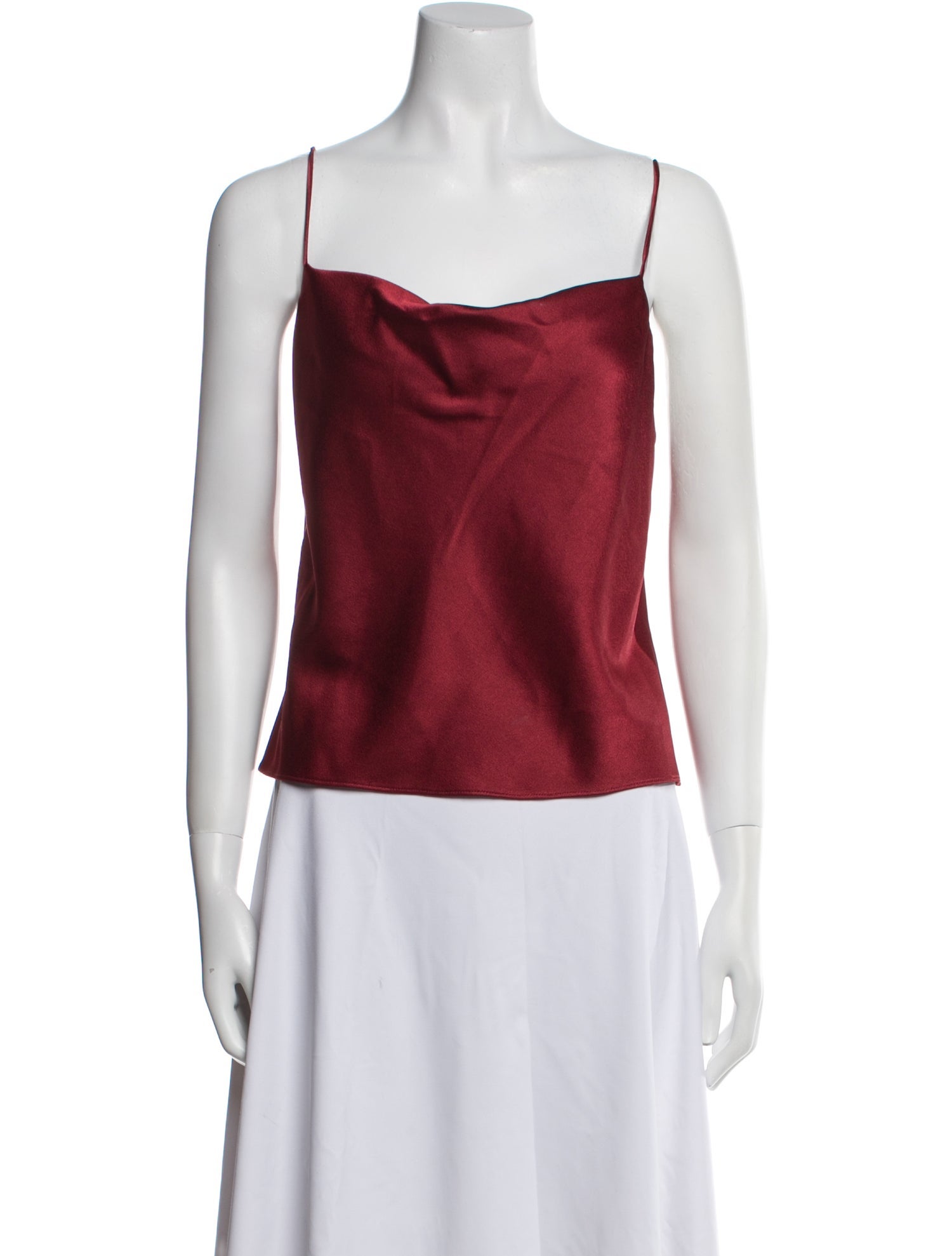 Alice + Olivia Silk Square Neckline Top