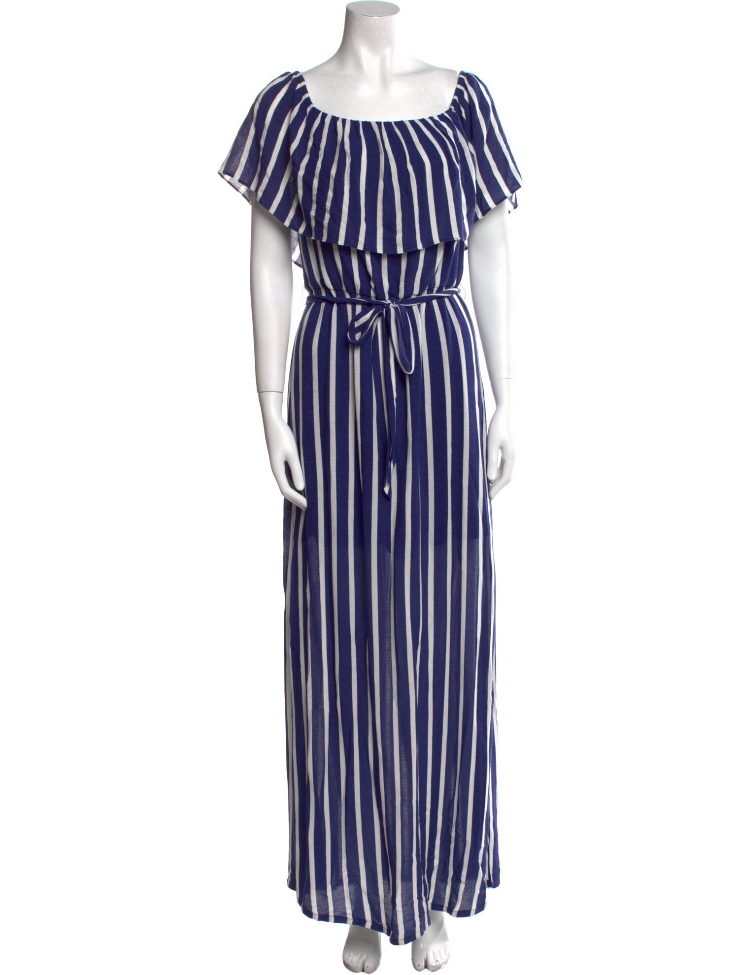 Alice + Olivia Striped Long Dress