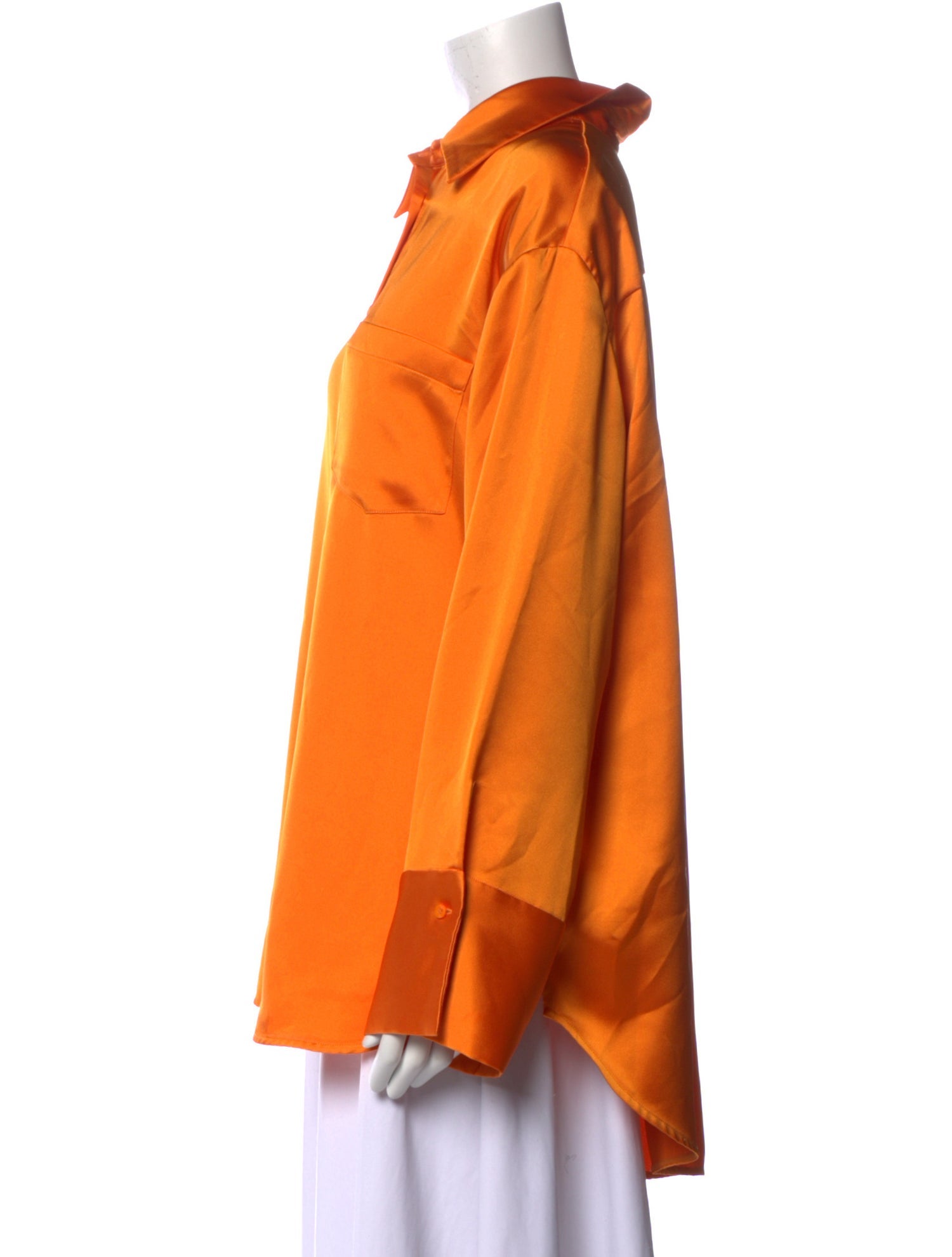 Alice + Olivia Long Sleeve Button-Up Top