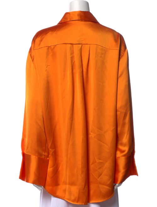 Alice + Olivia Long Sleeve Button-Up Top