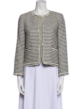 Alice + Olivia Striped Evening Jacket