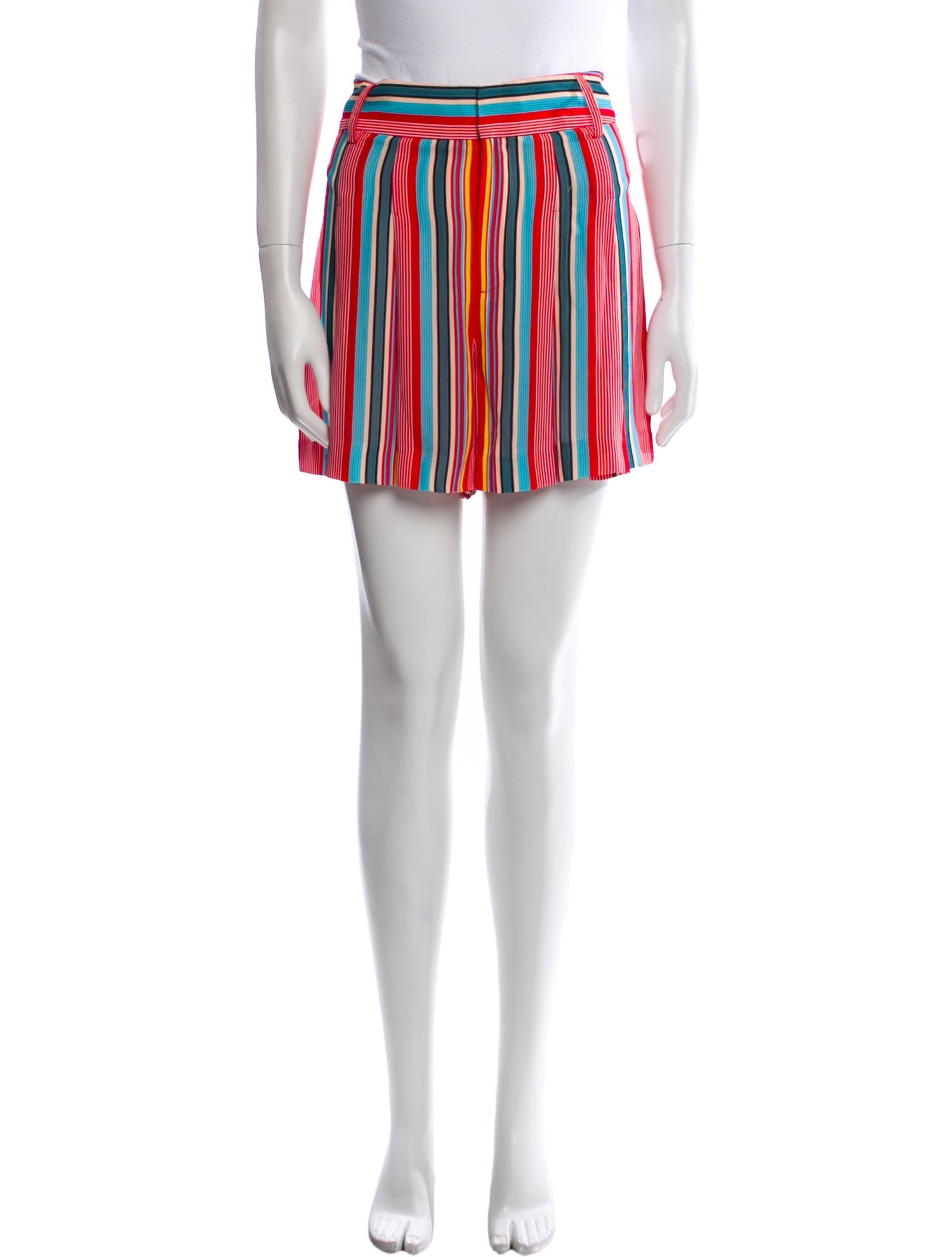 Alice + Olivia Striped Mini Shorts