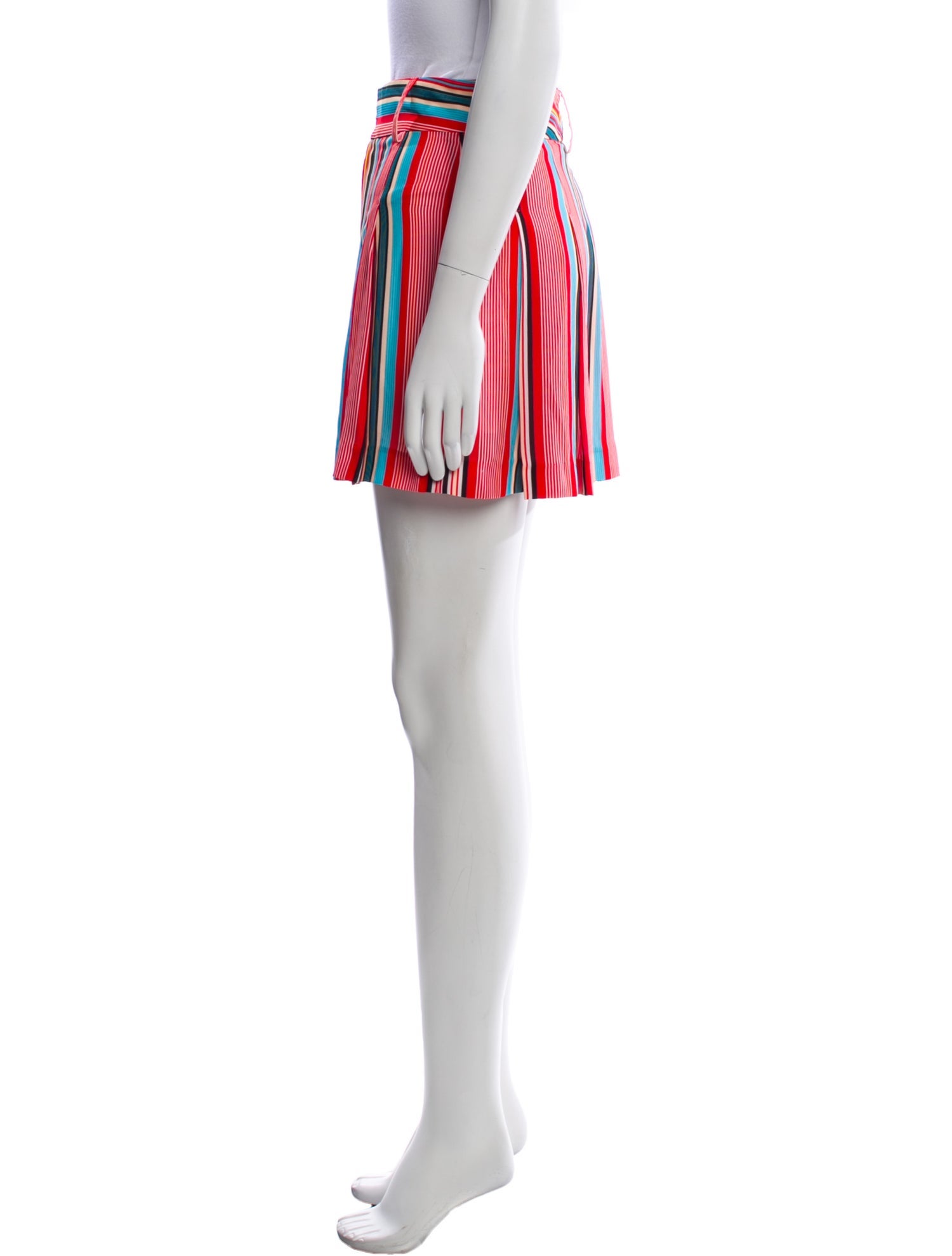 Alice + Olivia Striped Mini Shorts