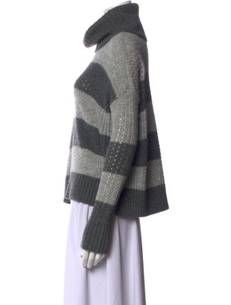 Alice + Olivia Striped Turtleneck Sweater