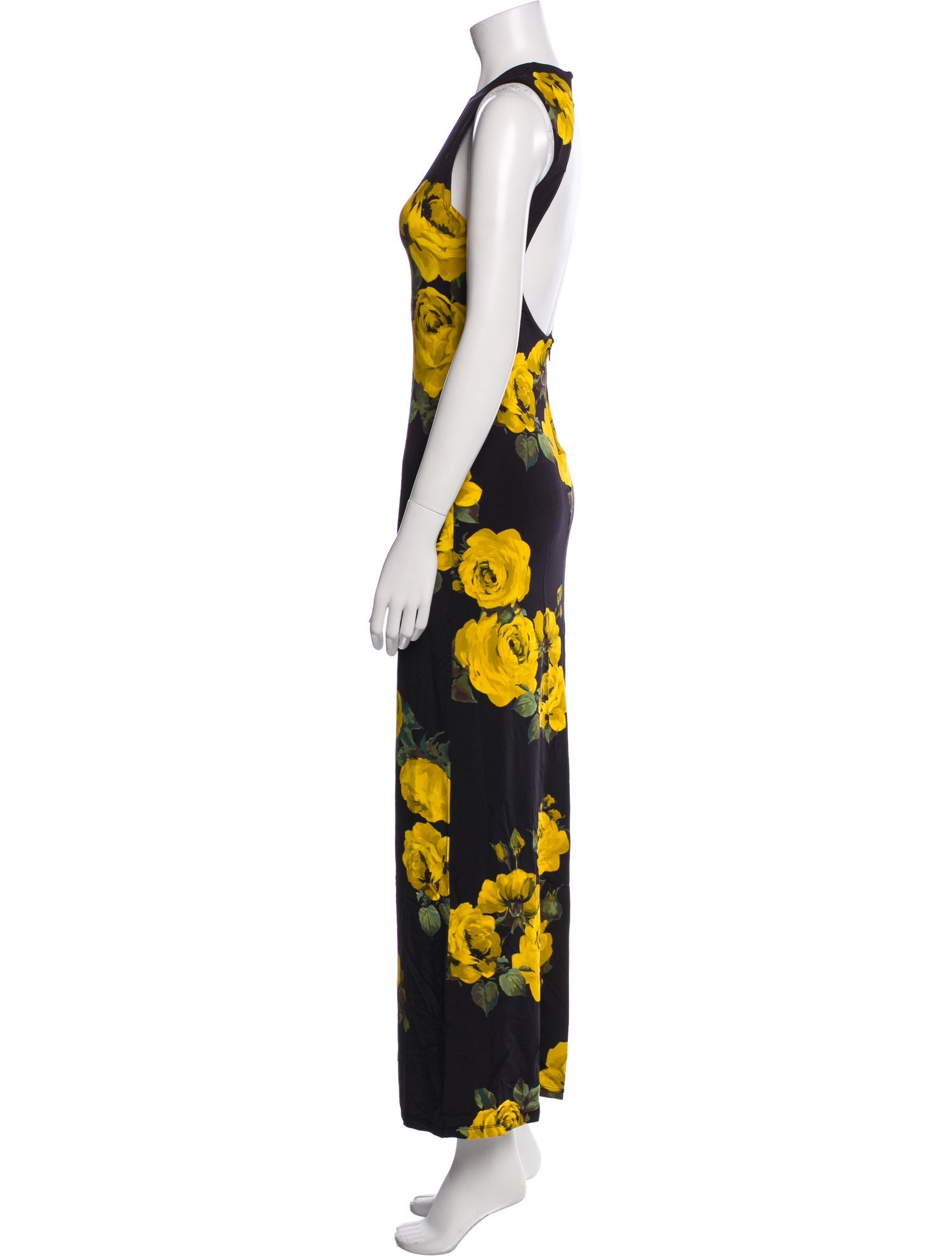 Alice + Olivia Floral Print Long Dress w/ Tags