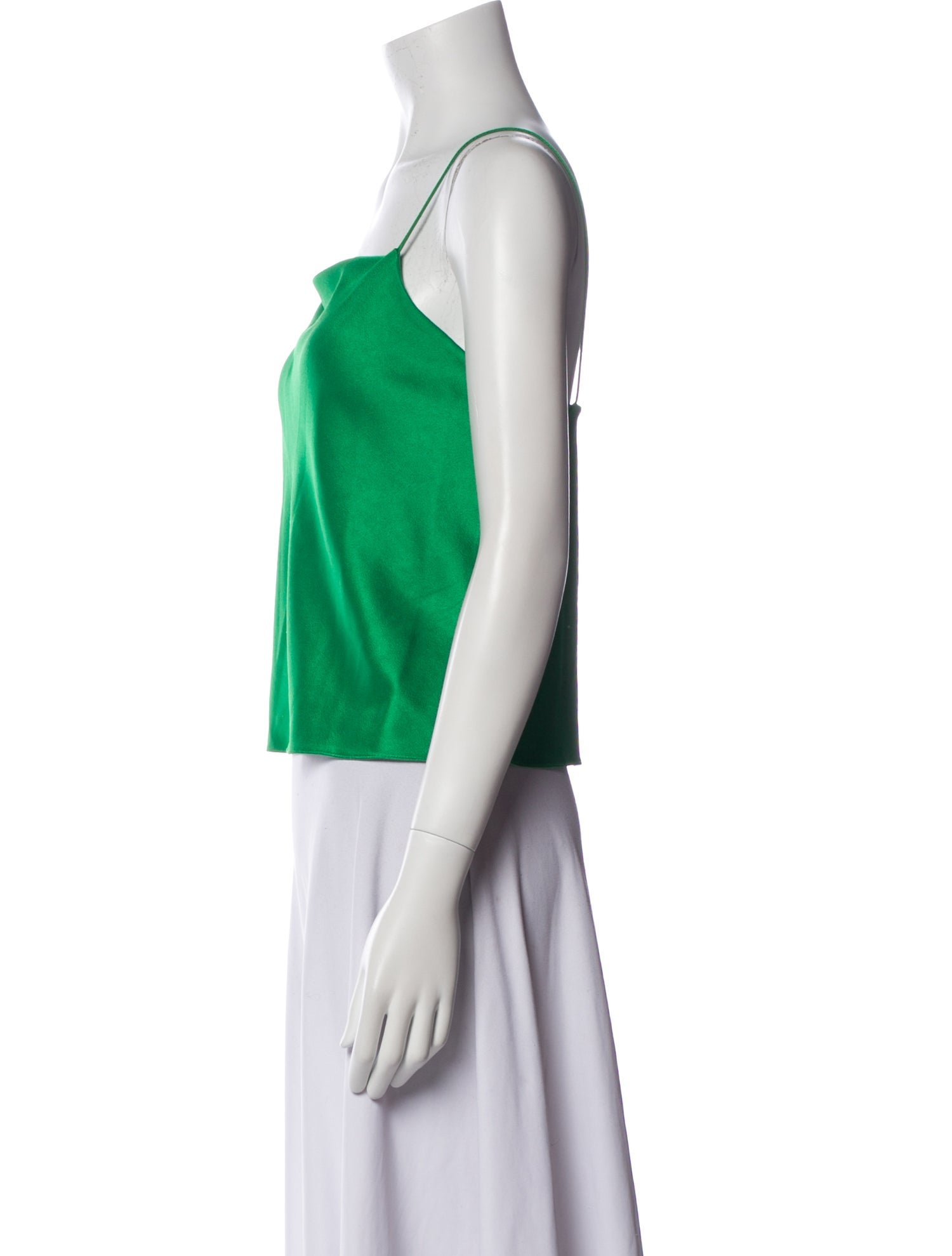 Alice + Olivia Square Neckline Sleeveless Crop Top
