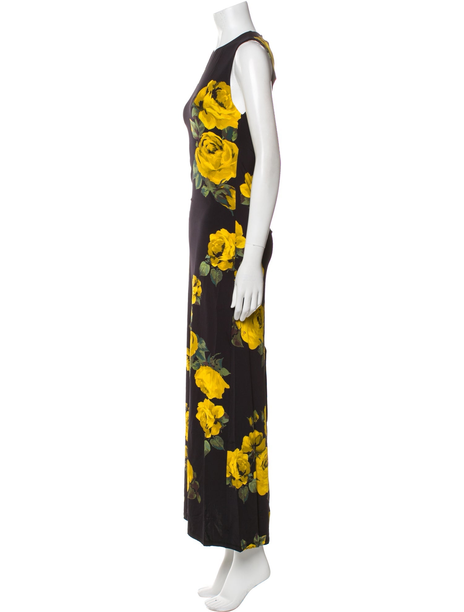 Alice + Olivia Floral Print Long Dress w/ Tags