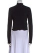 Alice + Olivia Turtleneck Long Sleeve Crop Top