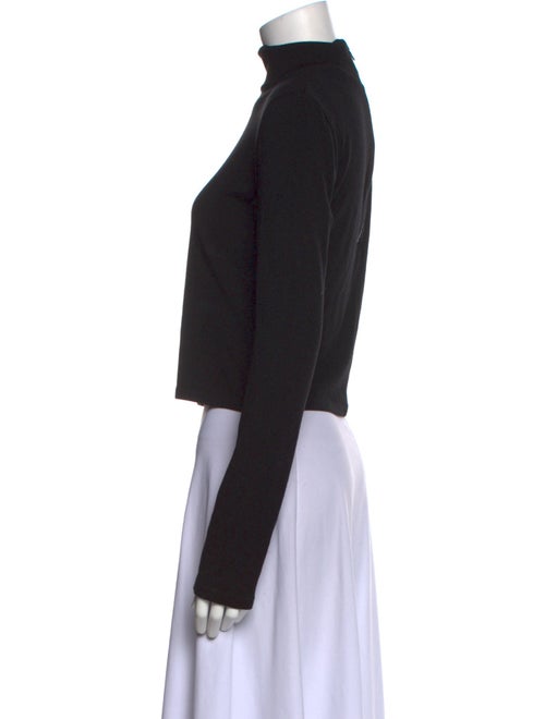 Alice + Olivia Turtleneck Long Sleeve Crop Top