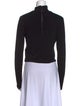 Alice + Olivia Turtleneck Long Sleeve Crop Top