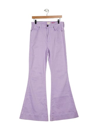 Alice + Olivia High-Rise Wide Leg Jeans