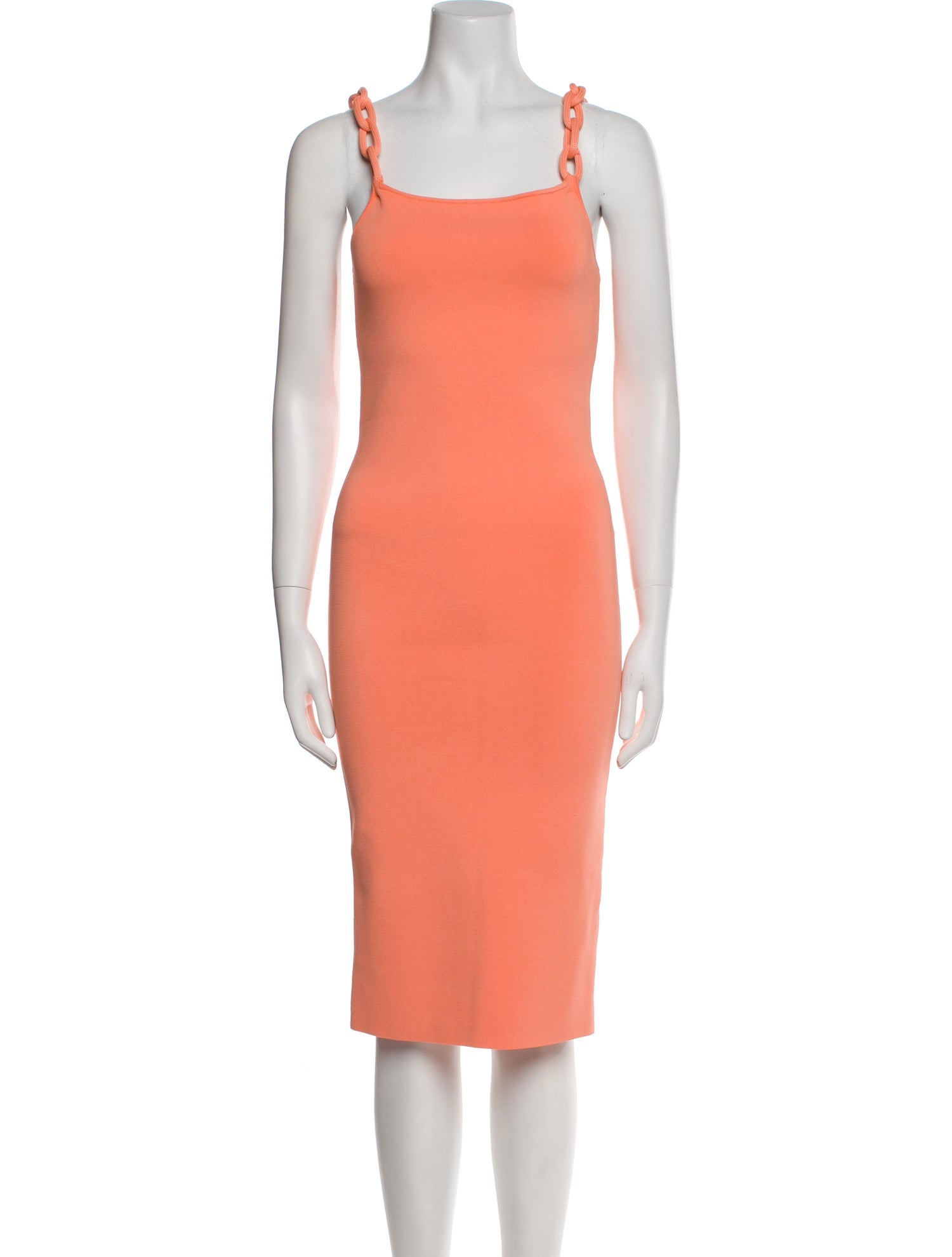 Alice + Olivia Square Neckline Midi Length Dress