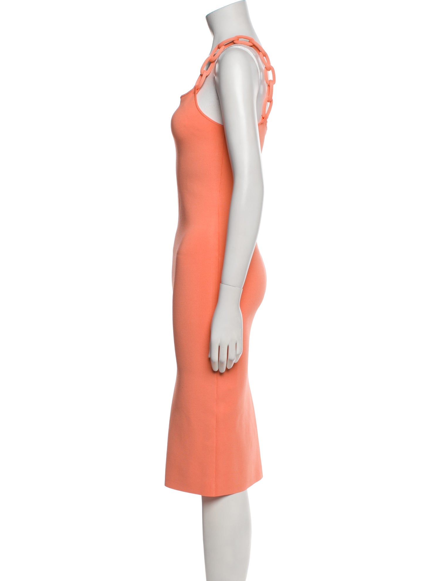 Alice + Olivia Square Neckline Midi Length Dress