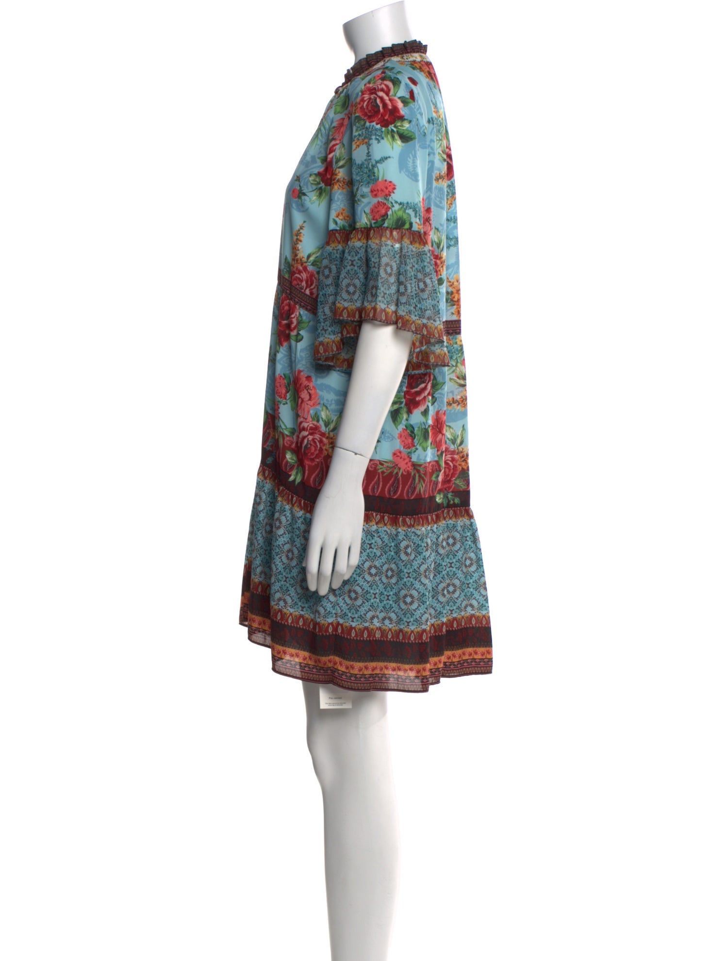 Alice + Olivia Printed Mini Dress w/ Tags