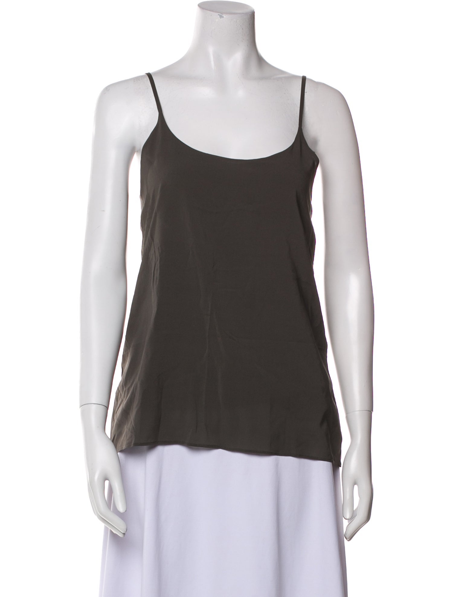 Alice + Olivia Silk Scoop Neck Top