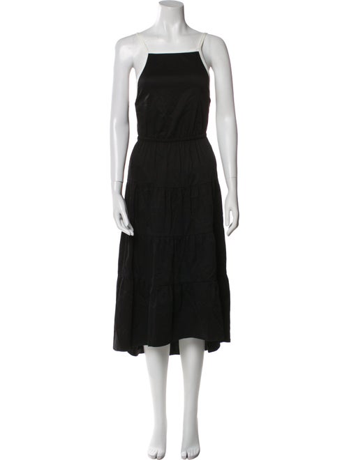 Alice + Olivia Square Neckline Midi Length Dress