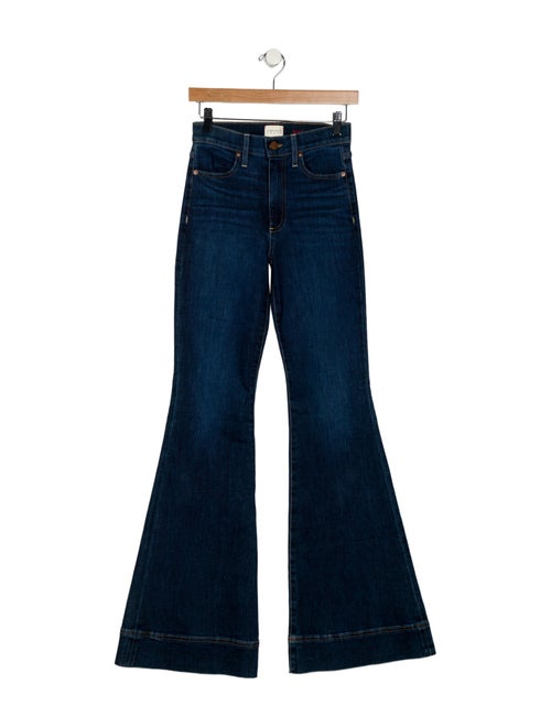 Alice + Olivia Mid-Rise Wide Leg Jeans