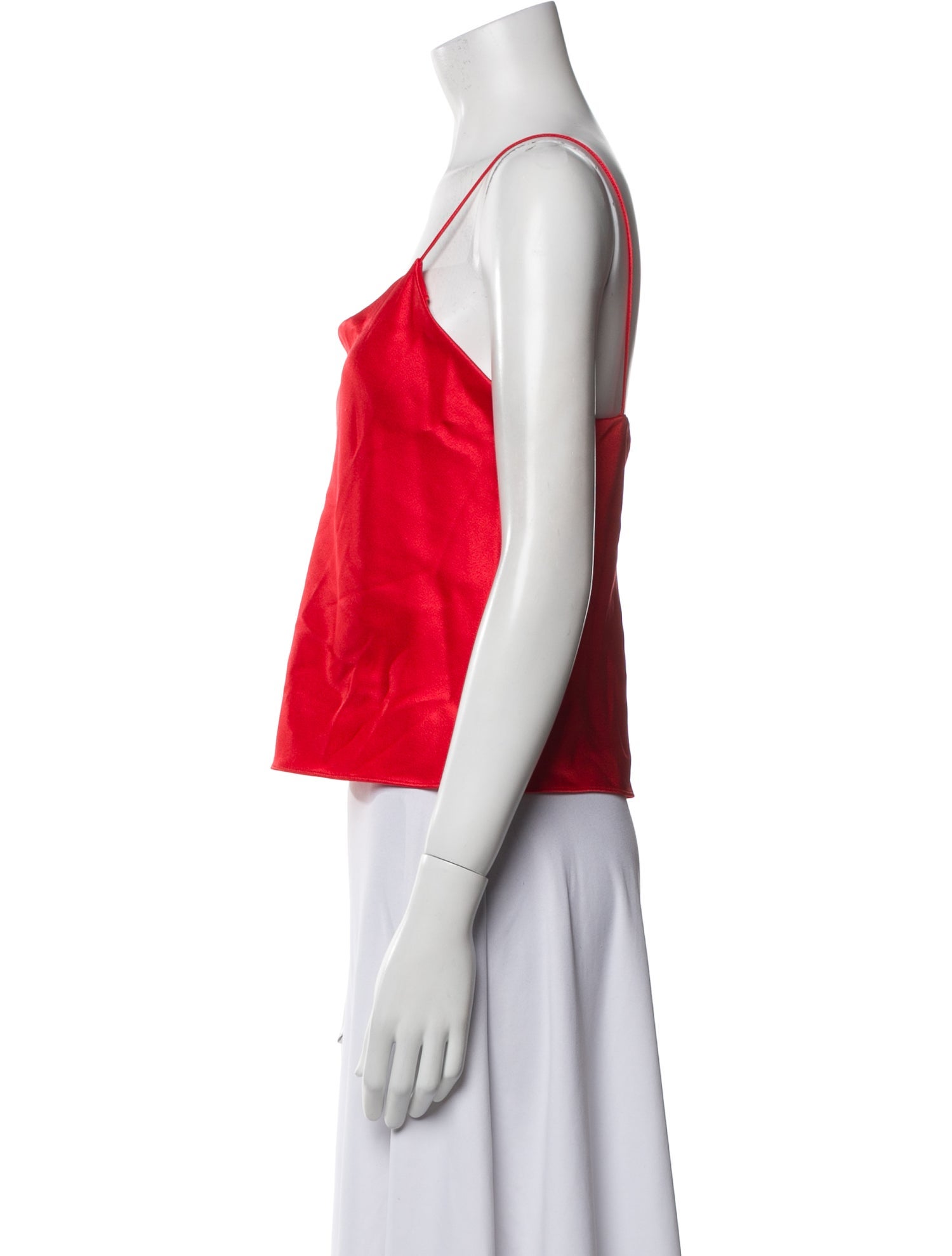 Alice + Olivia Square Neckline Sleeveless Crop Top