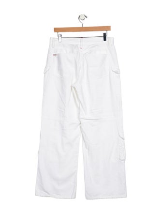 Alice + Olivia Mid-Rise Wide Leg Jeans