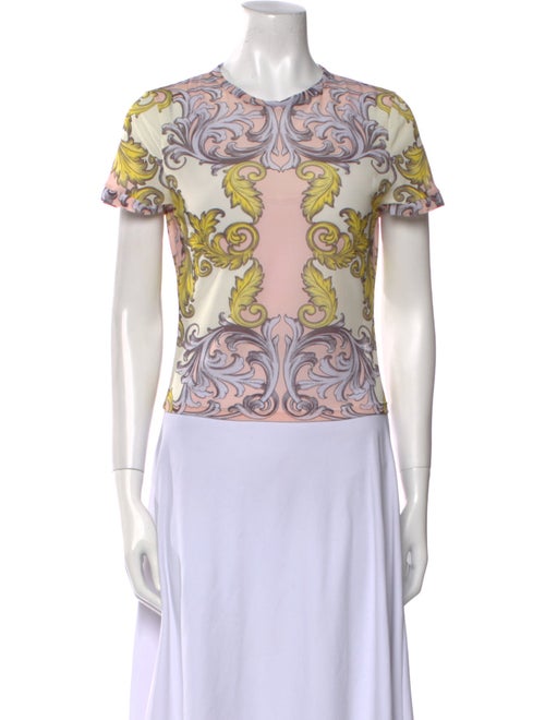 Alice + Olivia Paisley Print Crew Neck Blouse