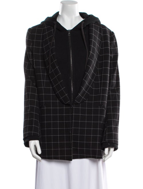 Alice + Olivia Plaid Print Blazer