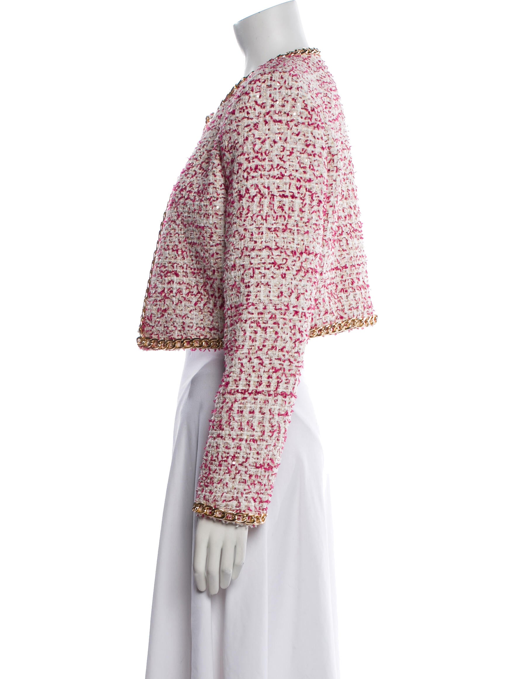 Alice + Olivia Tweed Pattern Evening Jacket w/ Tags