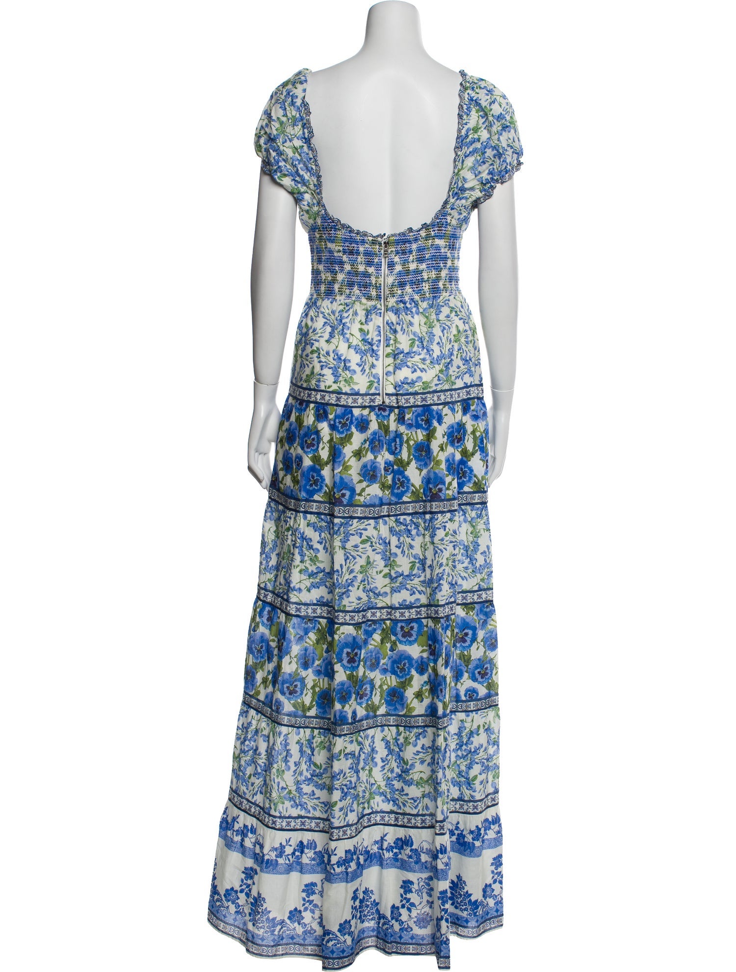 Alice + Olivia Floral Print Long Dress