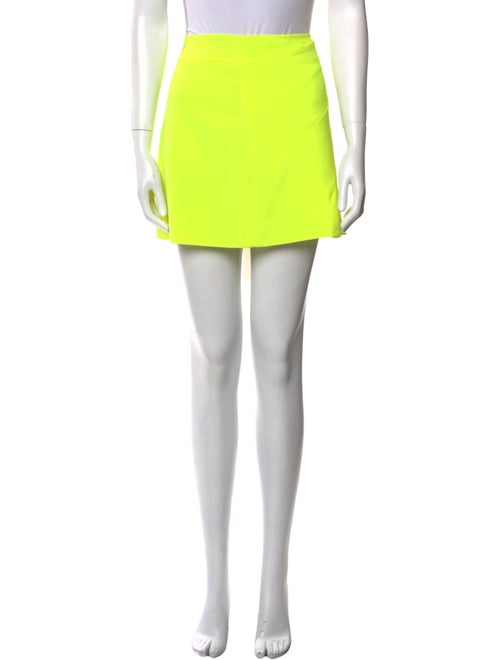 Alice + Olivia Pleated Accents Mini Skirt