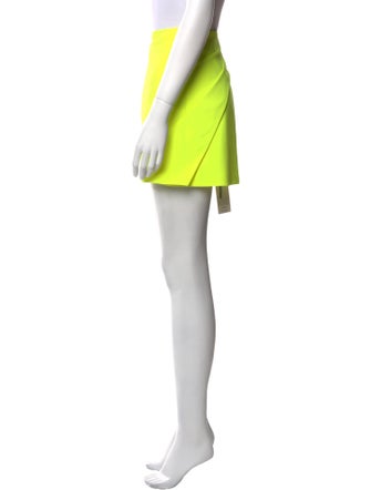 Alice + Olivia Pleated Accents Mini Skirt