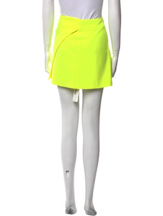 Alice + Olivia Pleated Accents Mini Skirt