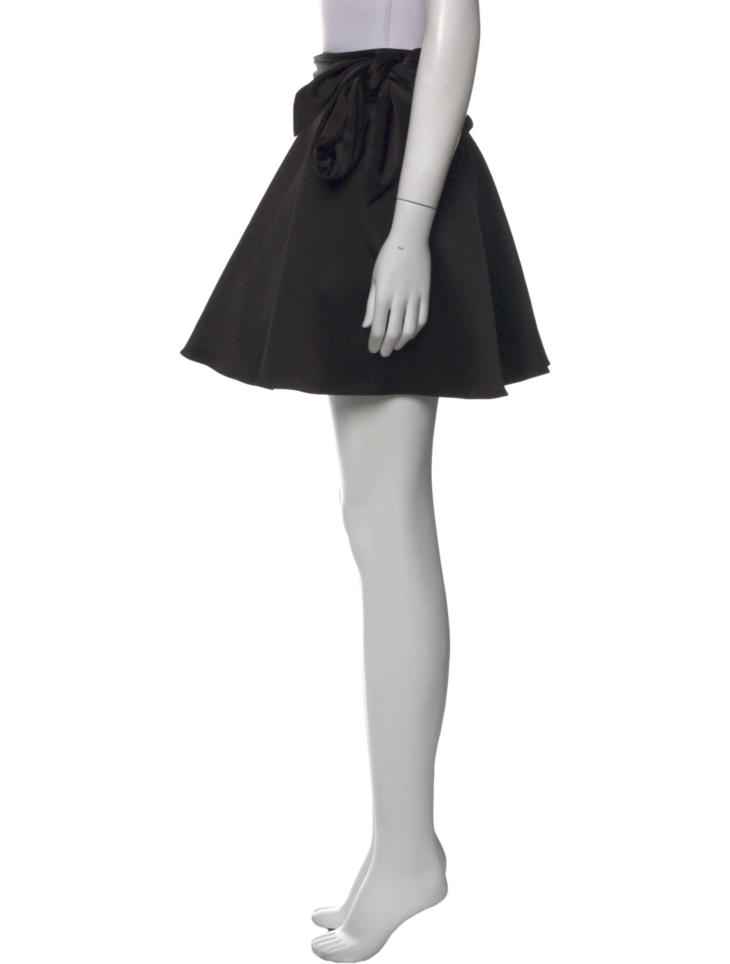 Alice + Olivia Pleated Accents Mini Skirt