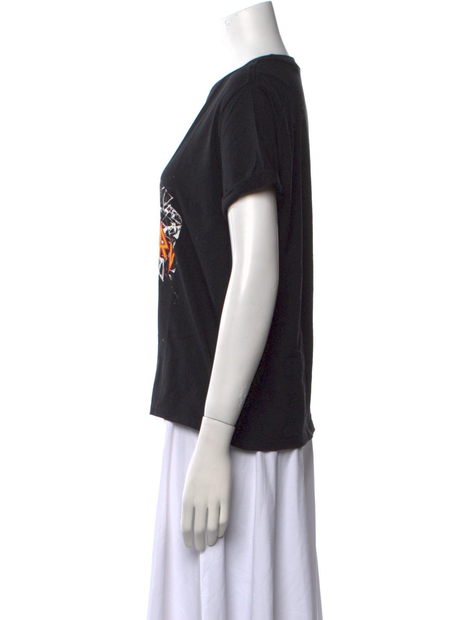 Alice + Olivia Graphic Print Crew Neck T-Shirt