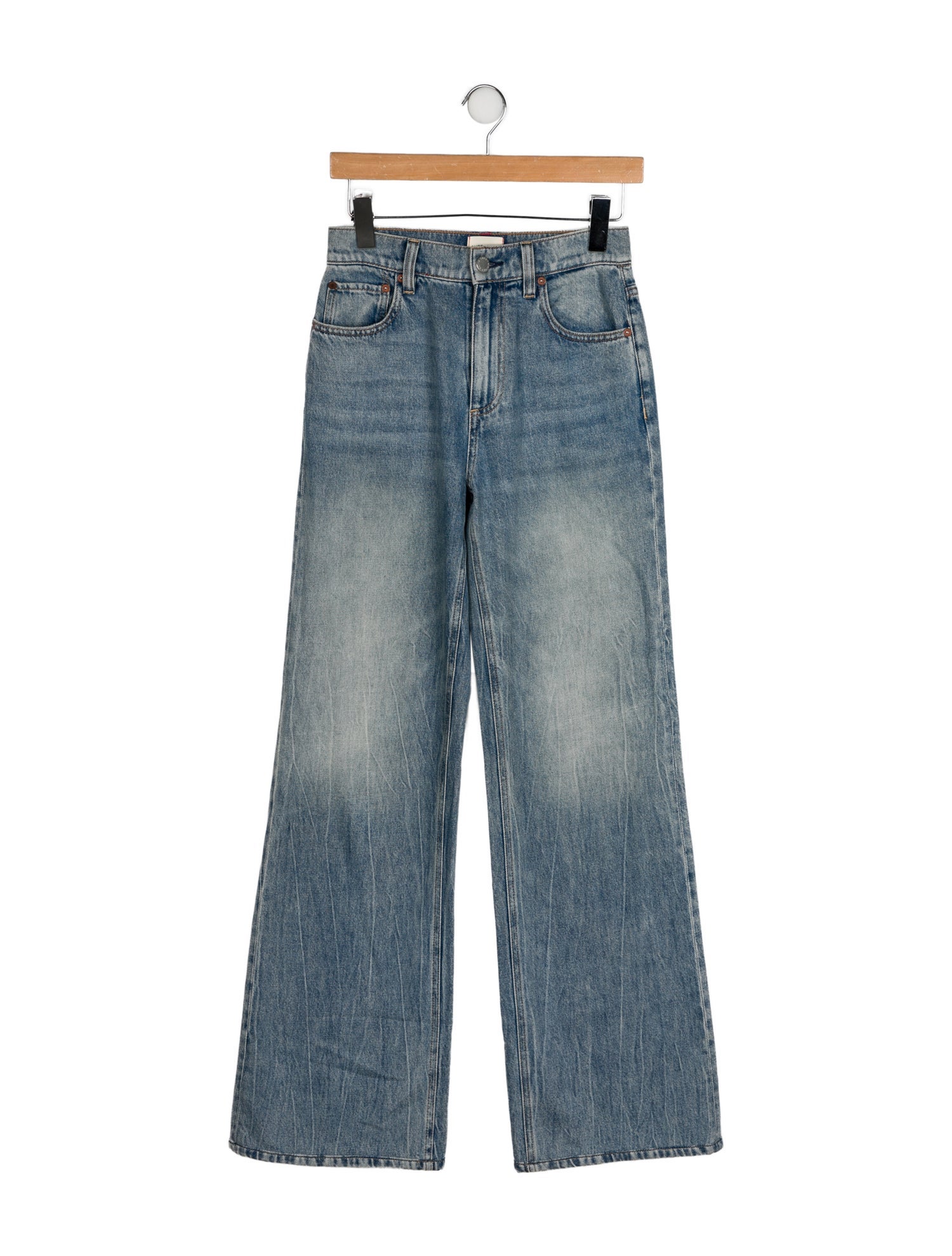 Alice + Olivia High-Rise Wide Leg Jeans