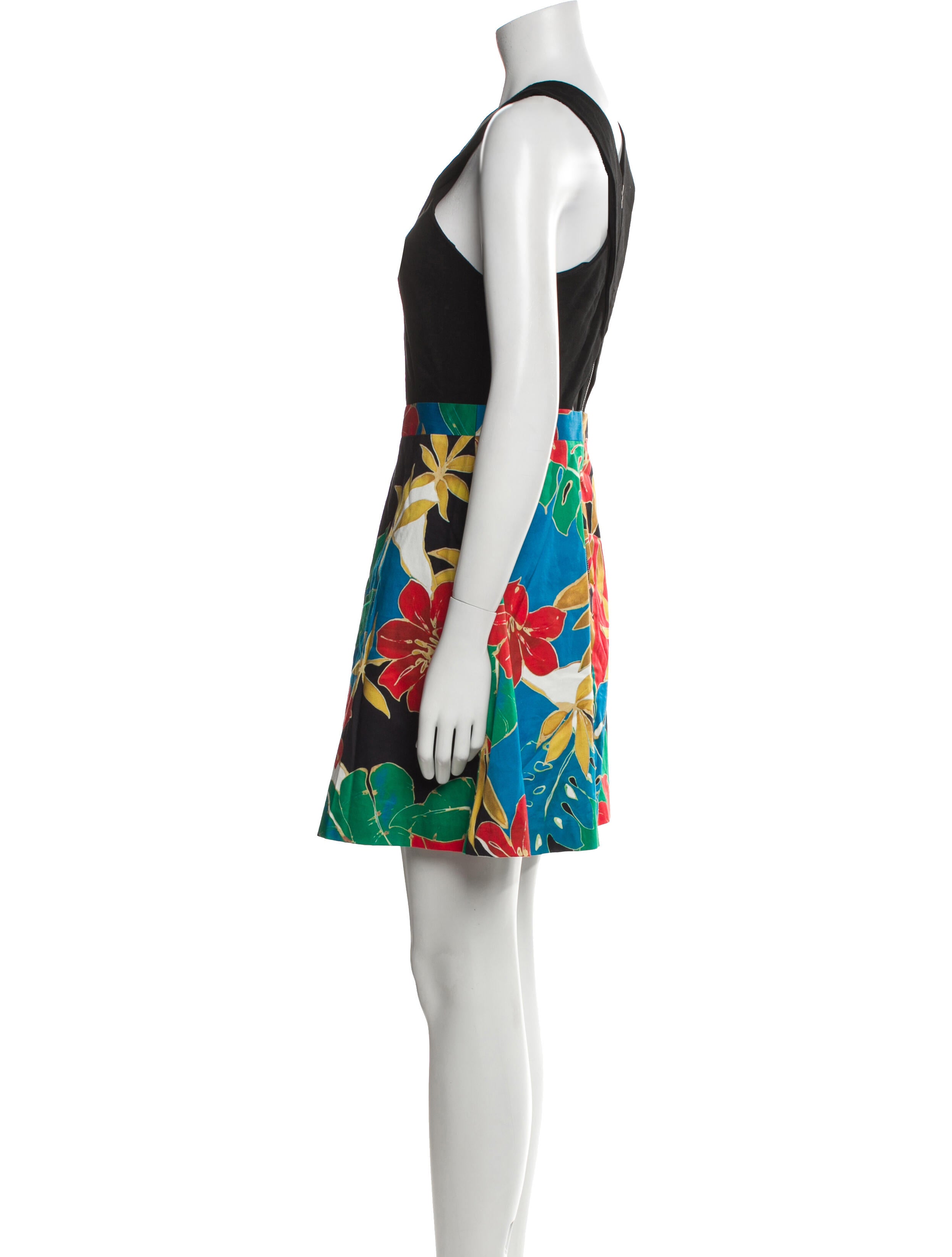 Alice + Olivia Floral Print Mini Dress