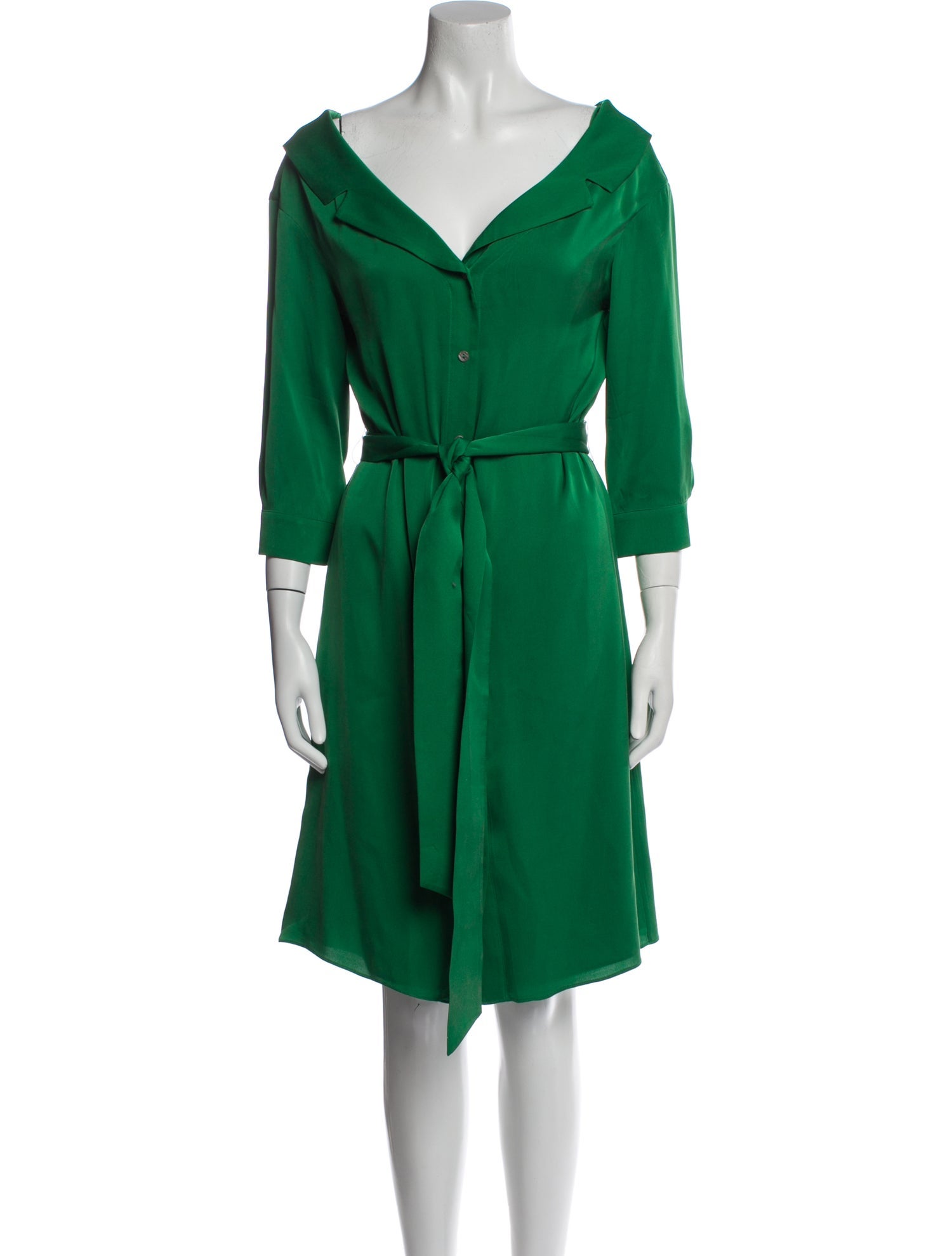 Alice + Olivia Silk Knee-Length Dress