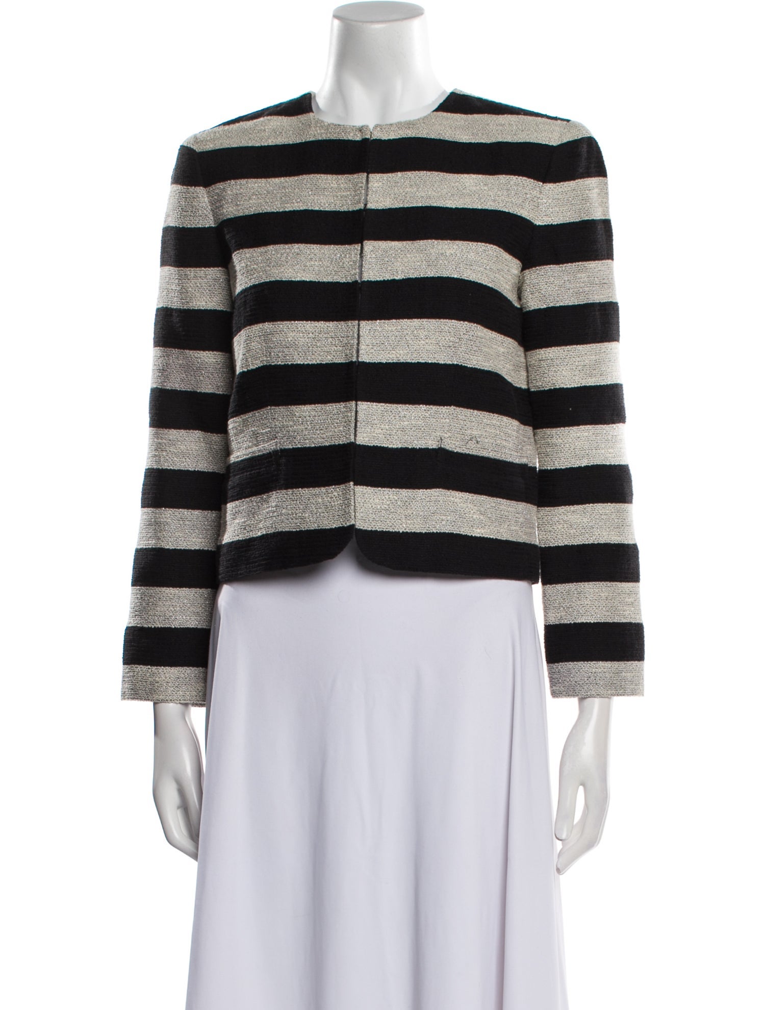 Alice + Olivia Striped Evening Jacket