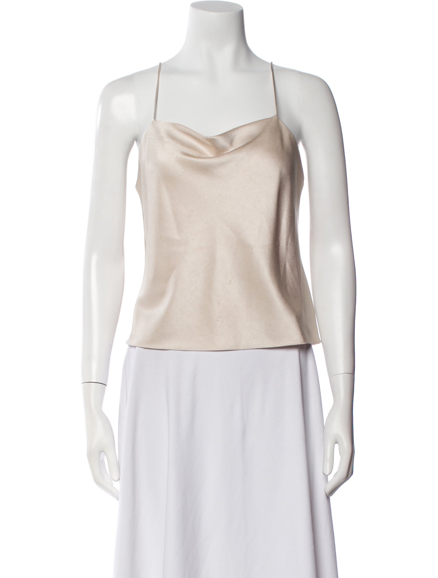 Alice + Olivia Cowl Neck Sleeveless Top