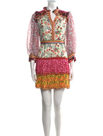 Alice + Olivia Printed Mini Dress