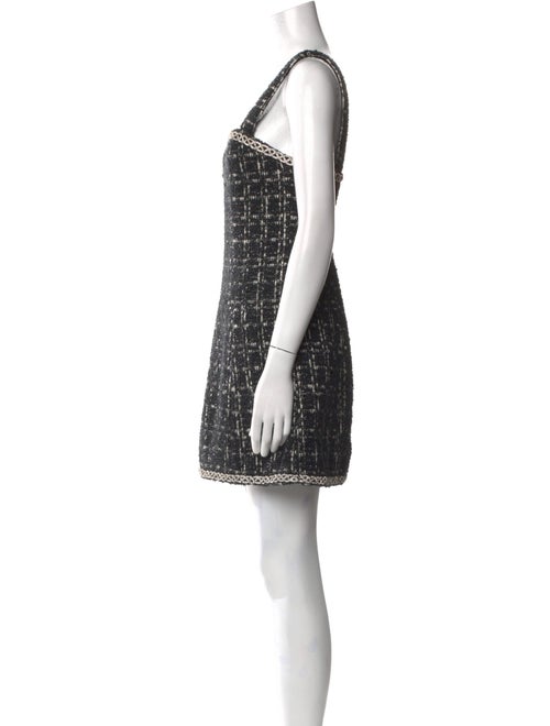 Alice + Olivia Tweed Pattern Mini Dress