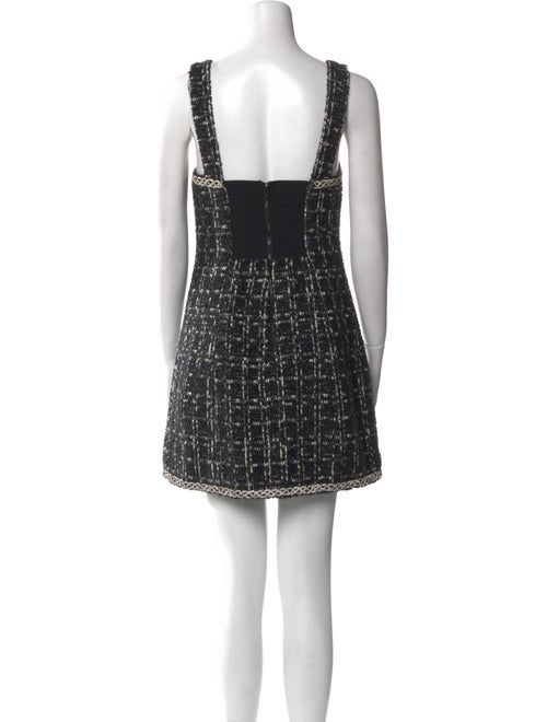 Alice + Olivia Tweed Pattern Mini Dress