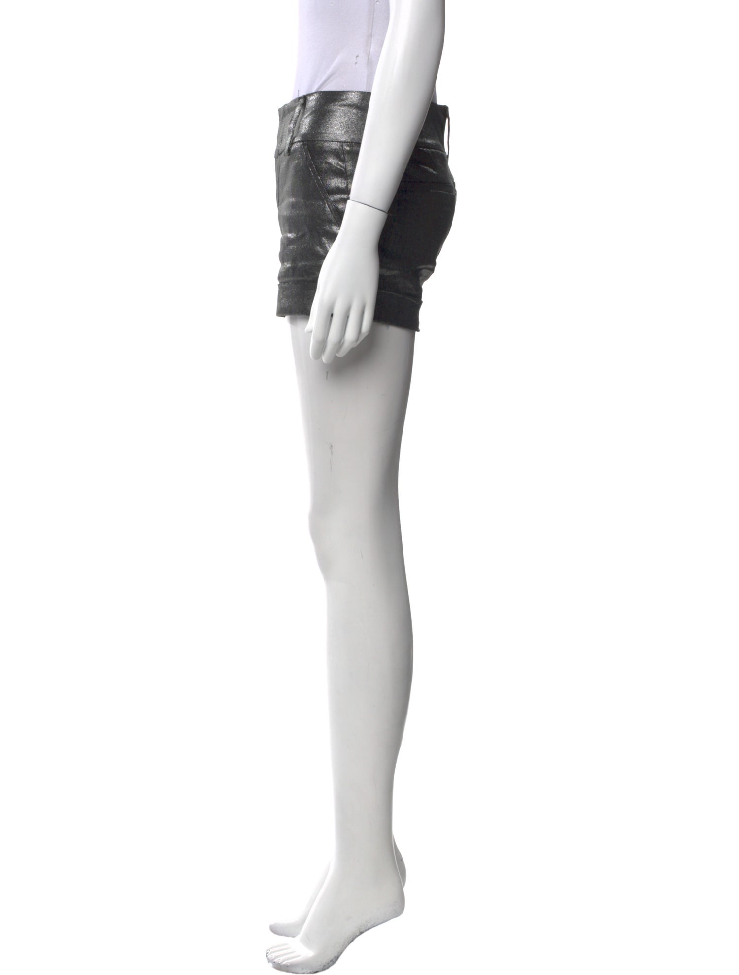 Alice + Olivia Linen Mini Shorts