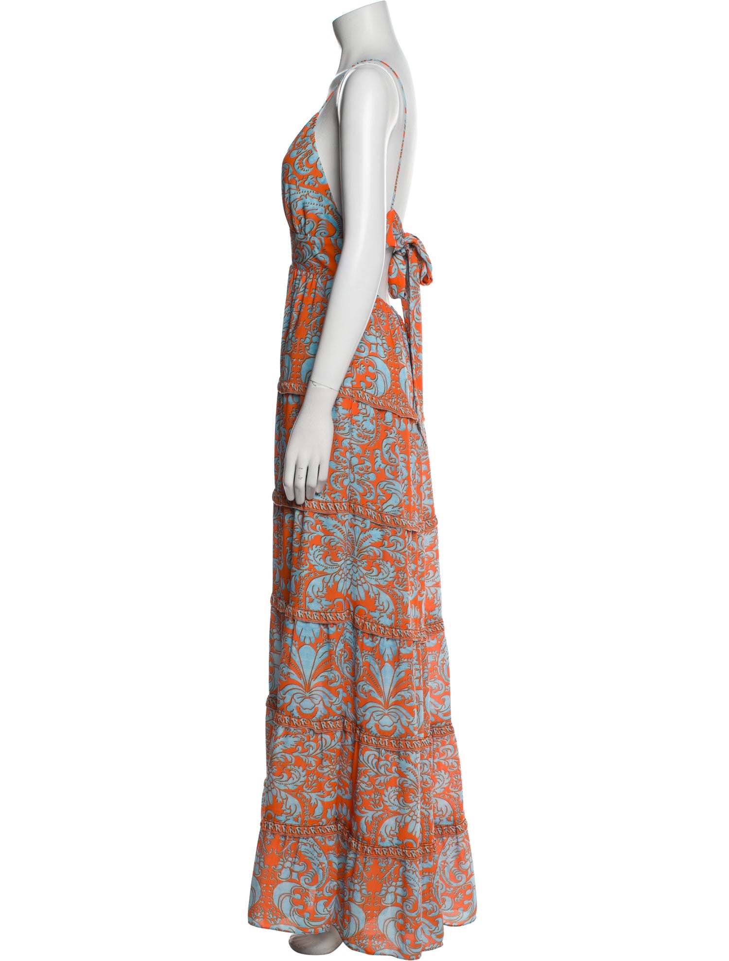 Alice + Olivia Printed Long Dress