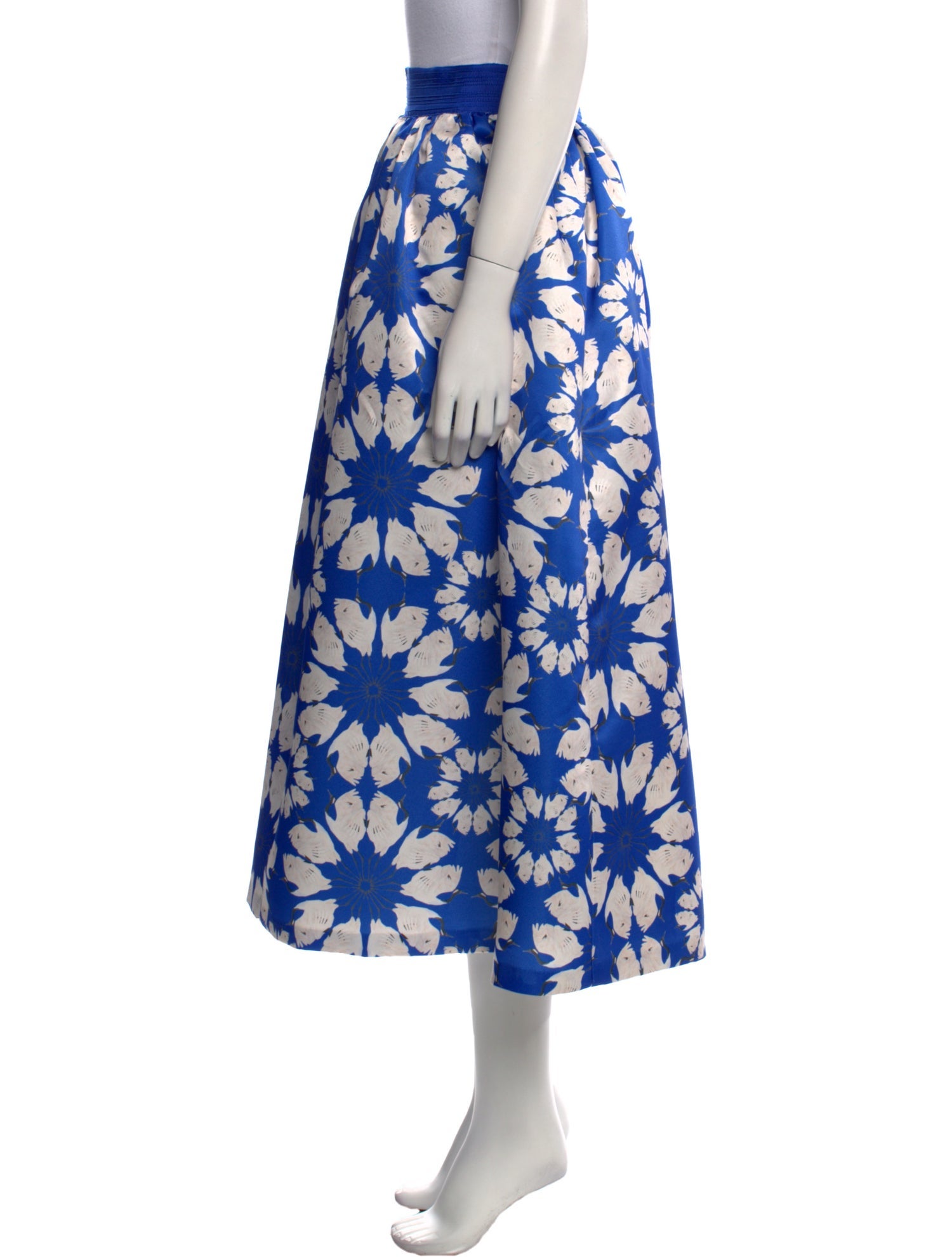 Alice + Olivia Floral Print Midi Length Skirt w/ Tags