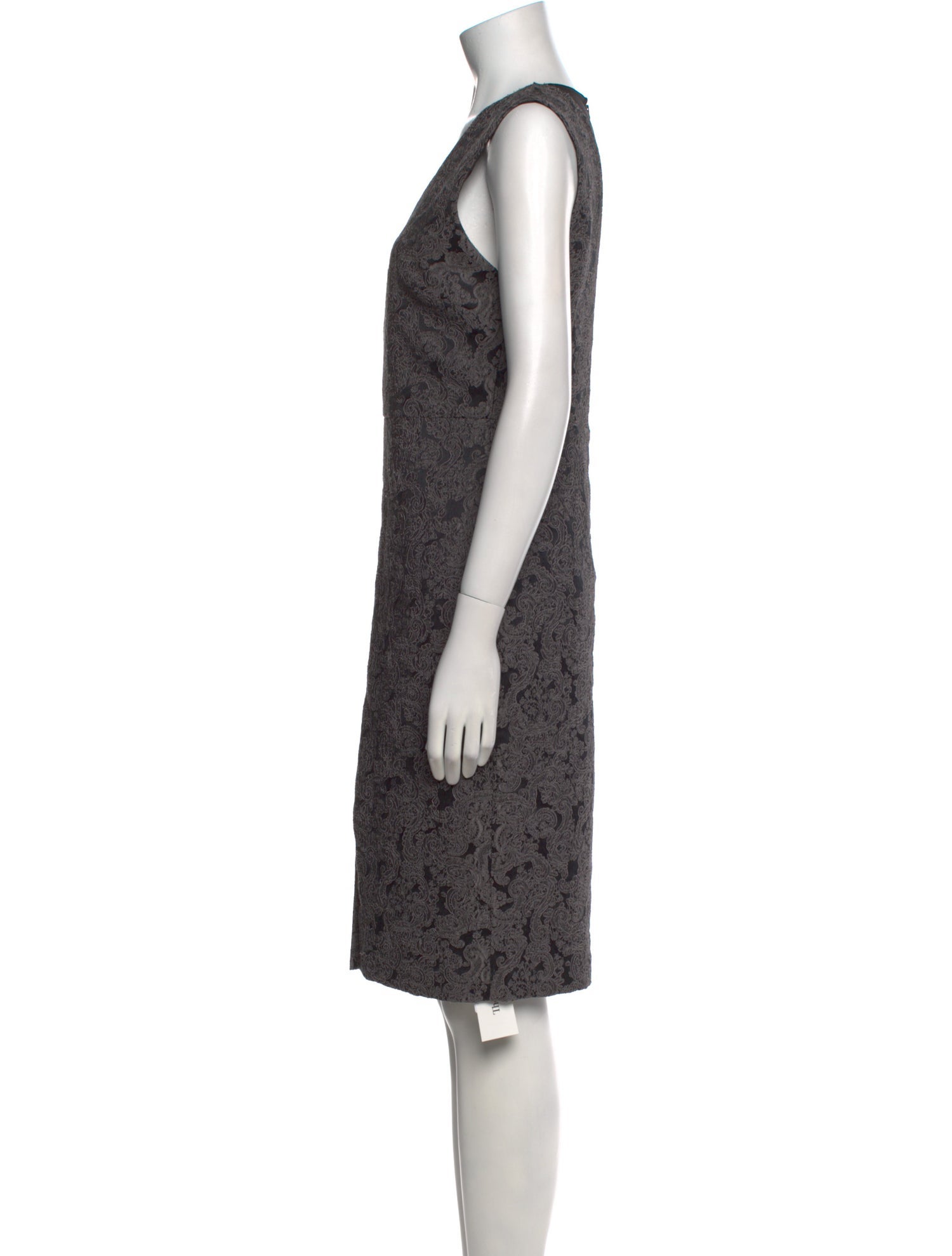 Alice + Olivia Lace Pattern Knee-Length Dress