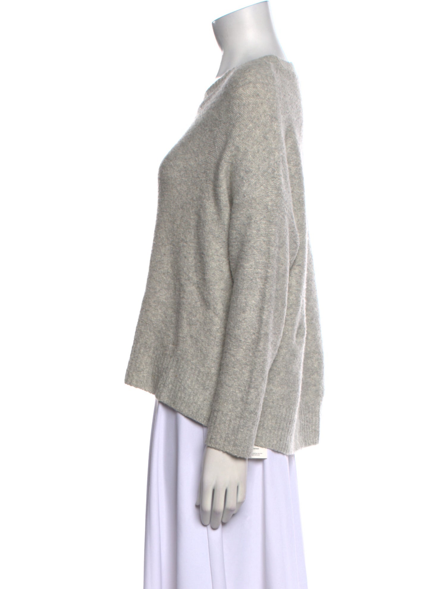 Alice + Olivia Nylon Scoop Neck Sweater
