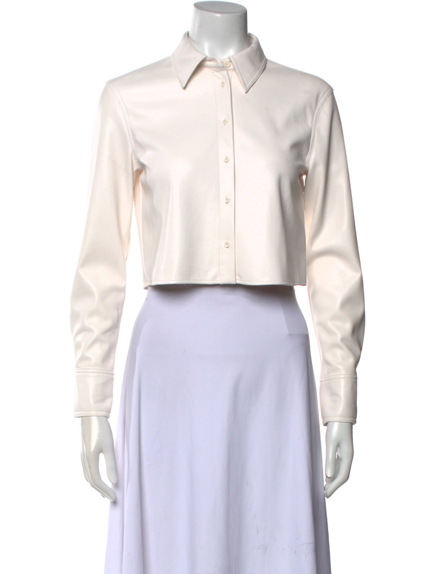 Alice + Olivia Long Sleeve Crop Top