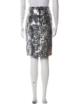 Alice + Olivia Sequin Embellishments Knee-Length Skirt