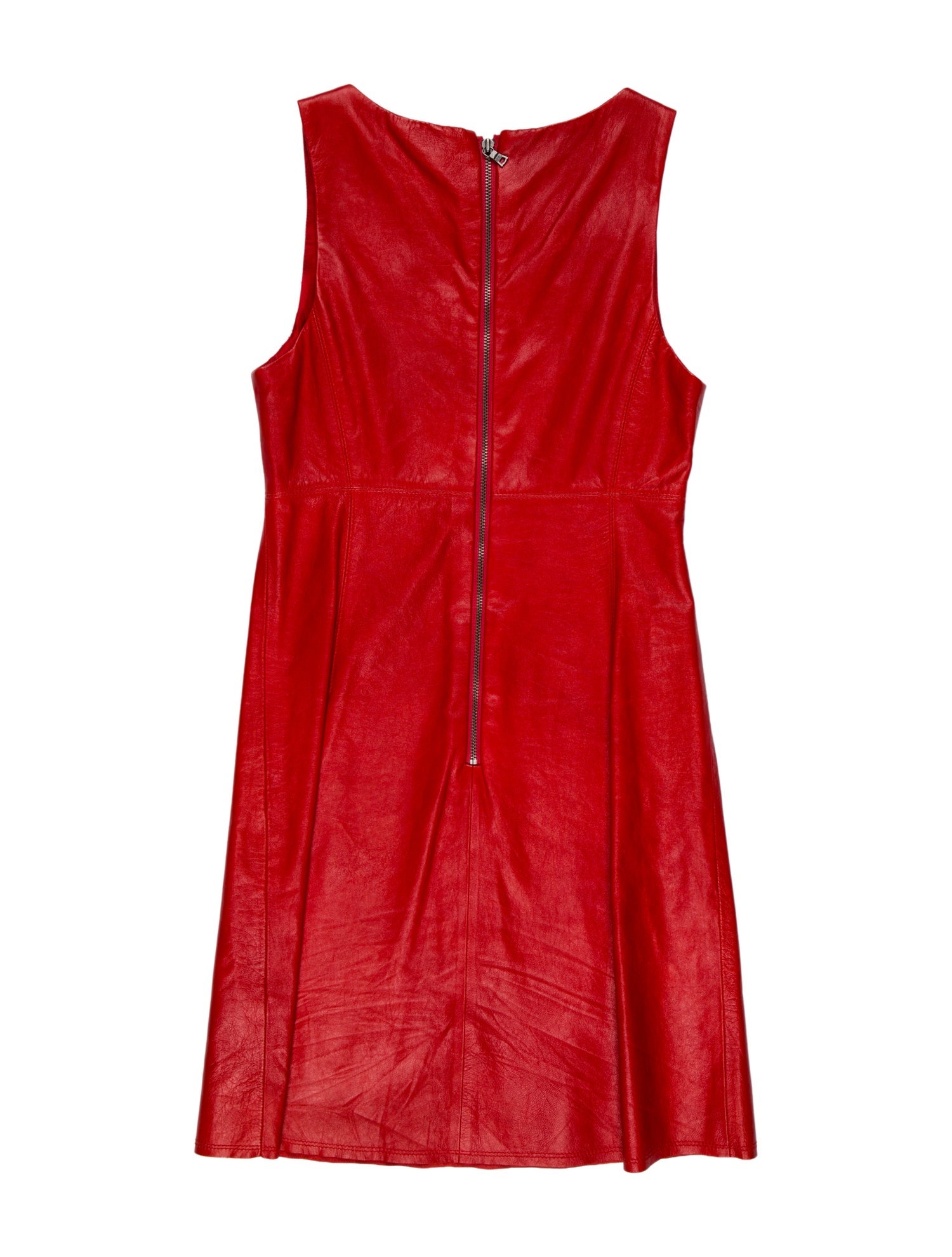 Alice + Olivia Leather Mini Dress