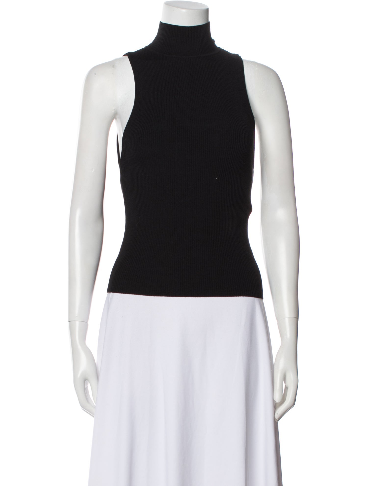 Alice + Olivia Turtleneck Sleeveless Top