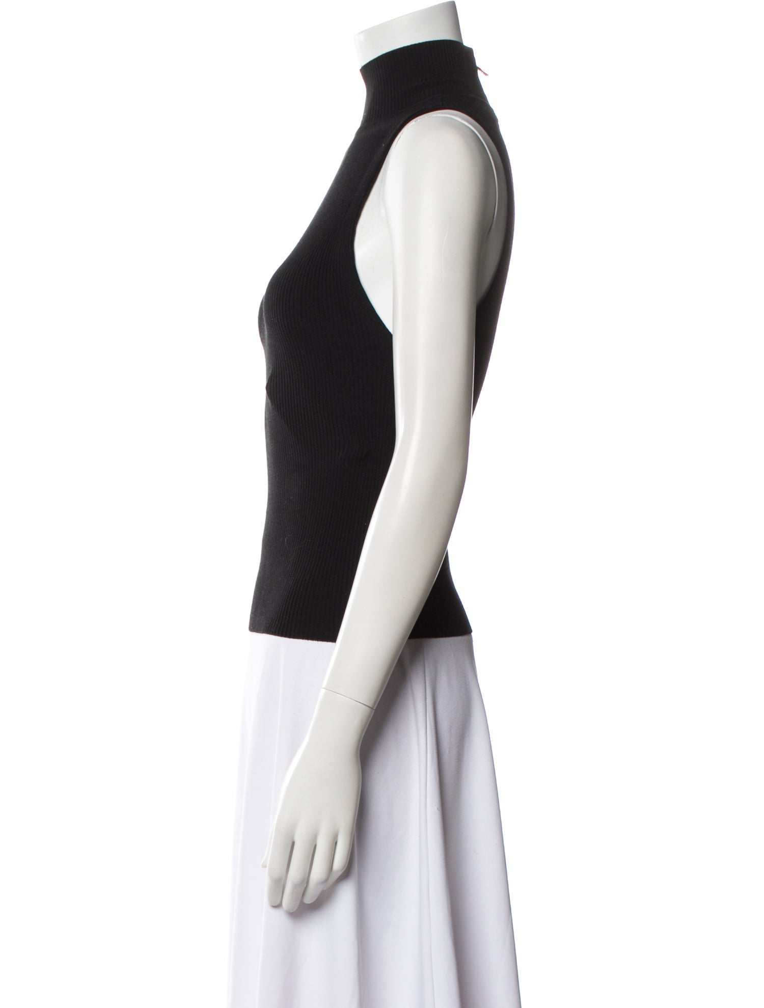 Alice + Olivia Turtleneck Sleeveless Top
